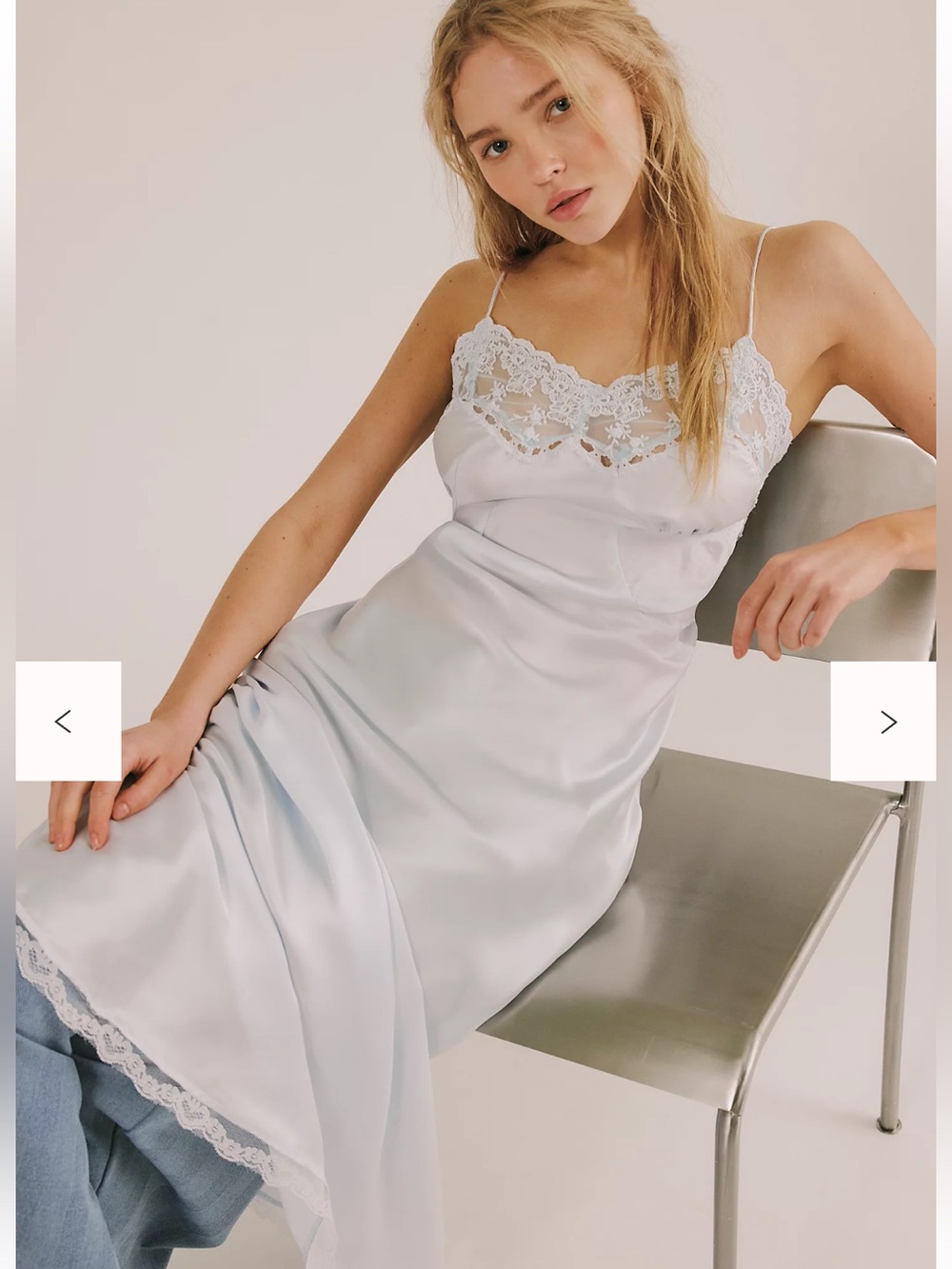 free people intimately lunch date midi slip dress